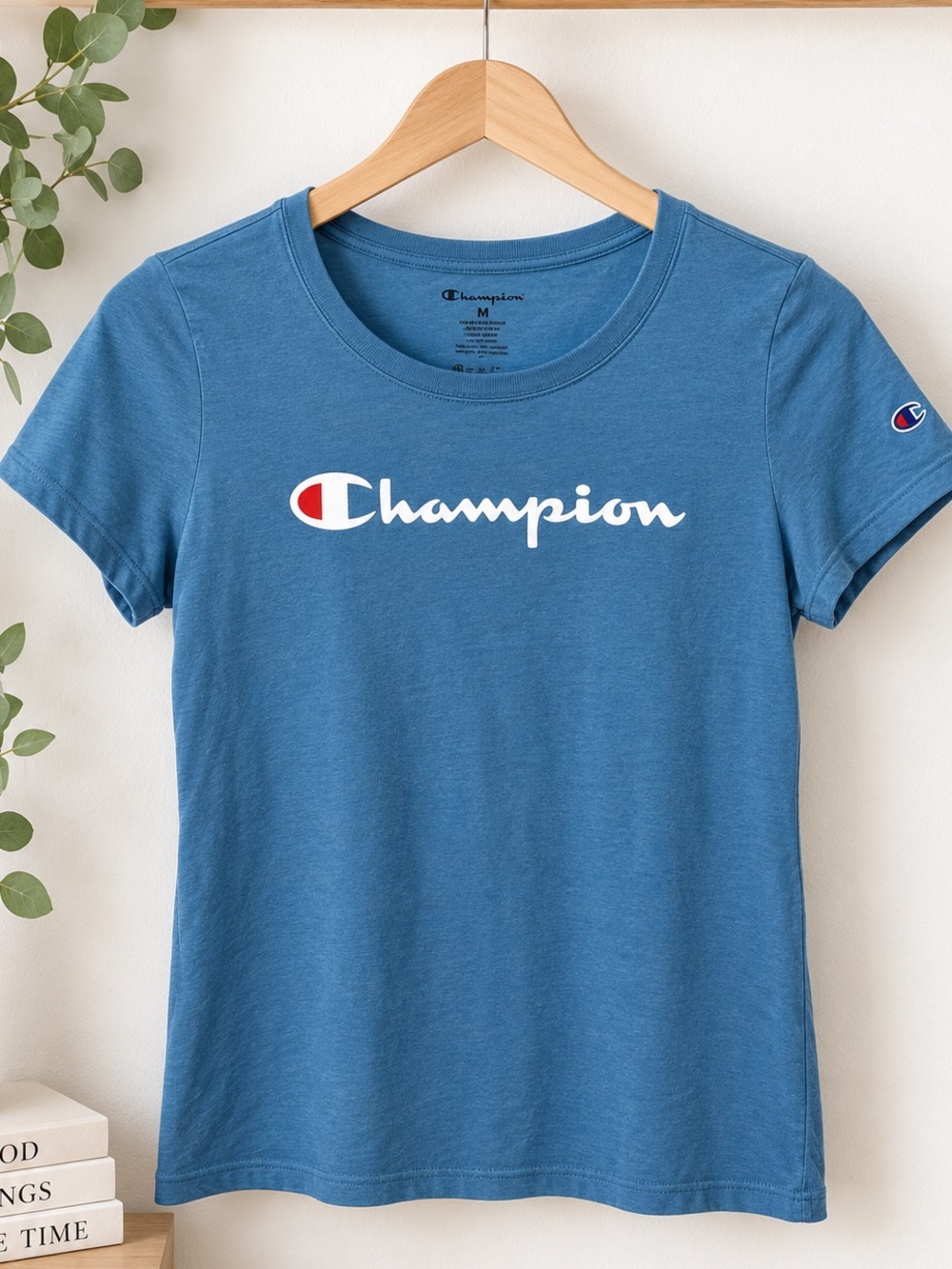 Blue Champion t shirt h